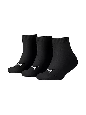 PUMA | Jungen Sneakersocken Quarter 3er Pkg black | 